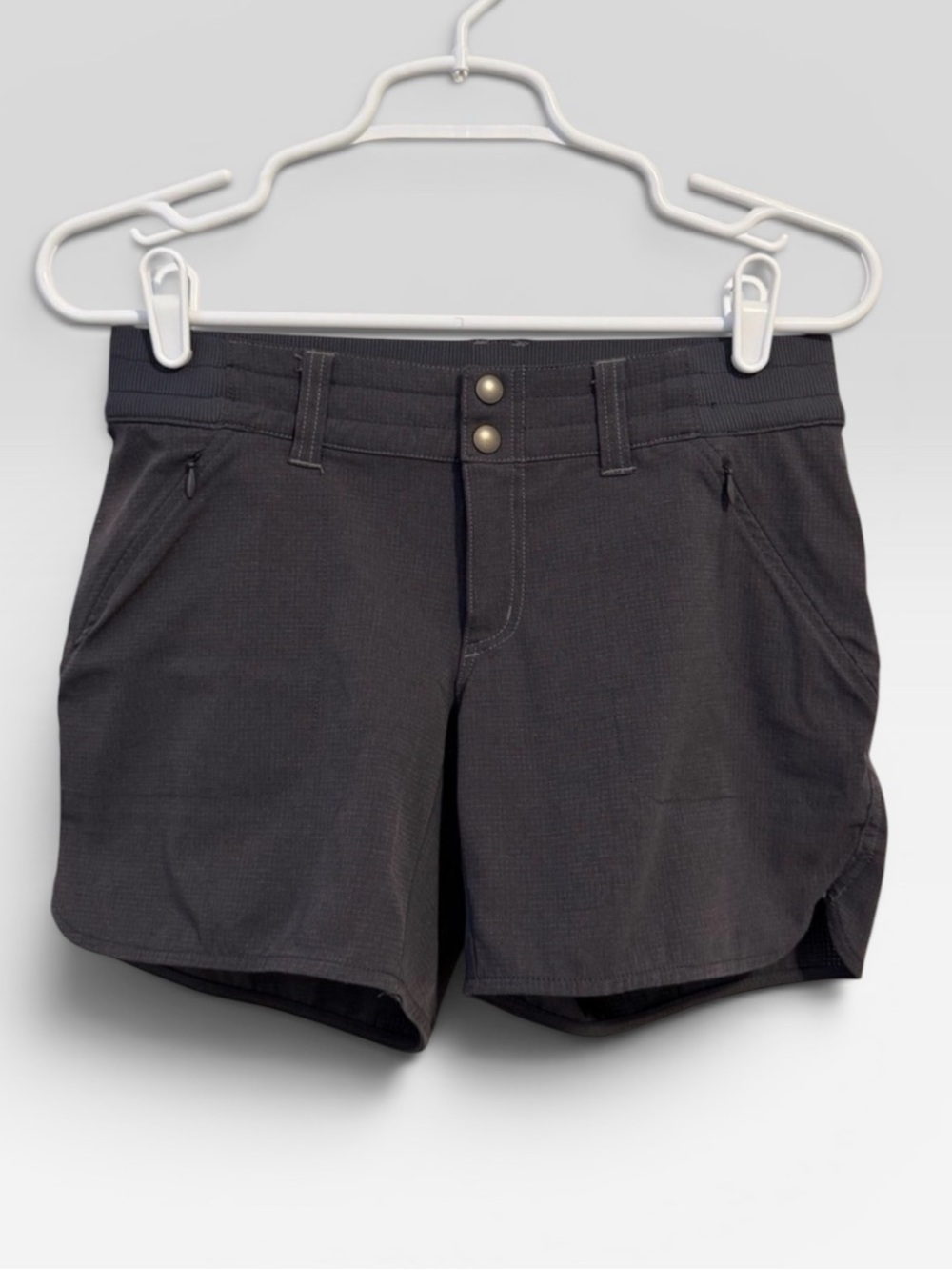 Kuhl Shorts Women's gray Stretch Strattus Ripstop Hiking Sz 2
